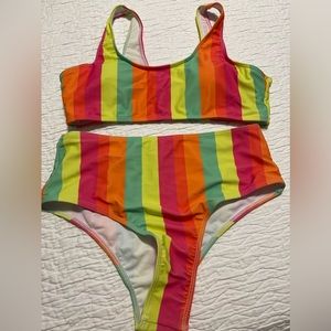 Neon Two Piece Bathing suit